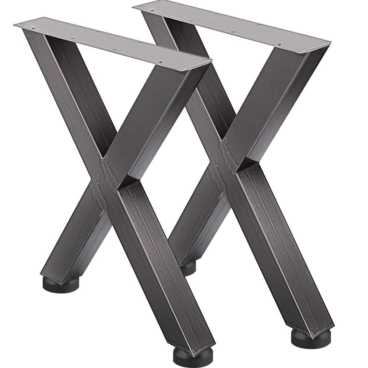 VEVOR ножки стола 720 x 600 мм X-Frame, каркас стола 28 x 24 дюйма направляющие стола из нержавеющей стали - фото 1 - id-p1845899996
