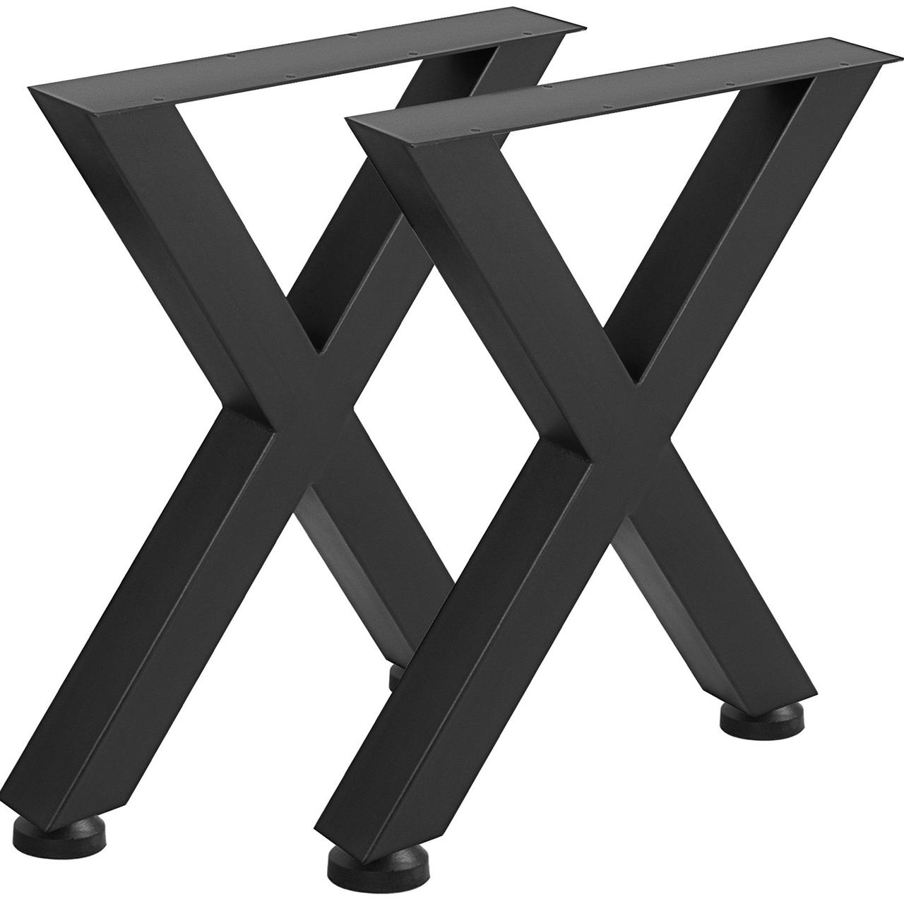 VEVOR ножки стола 400 x 395 мм X-Frame, каркас стола 15,7 x 15,5 дюймов, направляющие из нержавеющей стали, - фото 9 - id-p1845899997