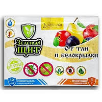Інсектицид "Зелений щит від тлі і білокрилки 10мл+3мл" з фунгіцидом, прилипачем і стимулятором росту