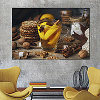 Картина для кухни KIL Art Цитрусовый час с пряностями 122x81 см 1536-1 TV, код: 7877457