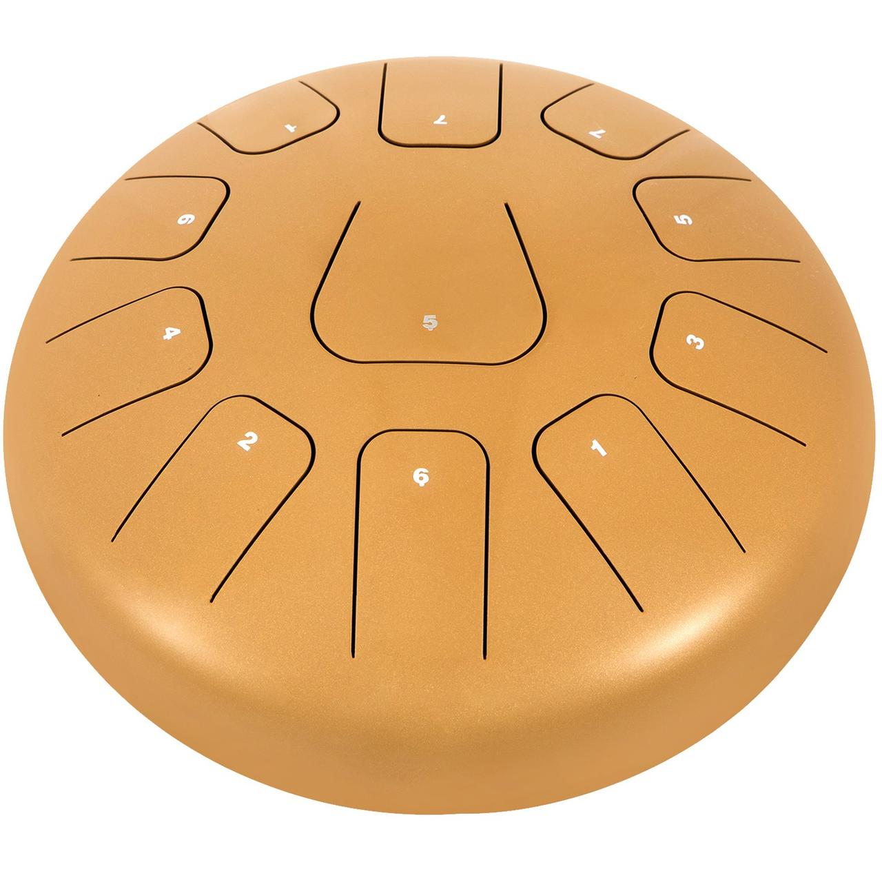 VEVOR Steel Tongue Drum 11 Note Tambourine 12 Handpan