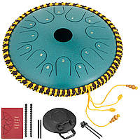 VEVOR Steel Tongue Drum Hang Drum Instrument 14 Tones Hang Drum Instrument 36см Перкуссионный инструмент Цвет