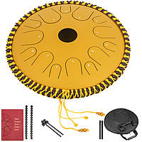 VEVOR Steel Tongue Drum Hang Drum Instrument 14 Tones Hang Drum Instrument 36cm Ударный инструмент Цвет