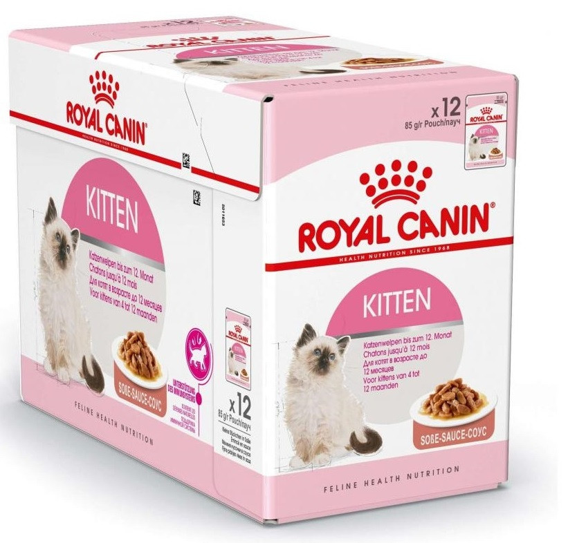 Вологий корм для кошенят Royal Canin Kitten Instinctive (Роял Канін Кіттен Інстинктив) у соусі 12х85 гр, фото 1