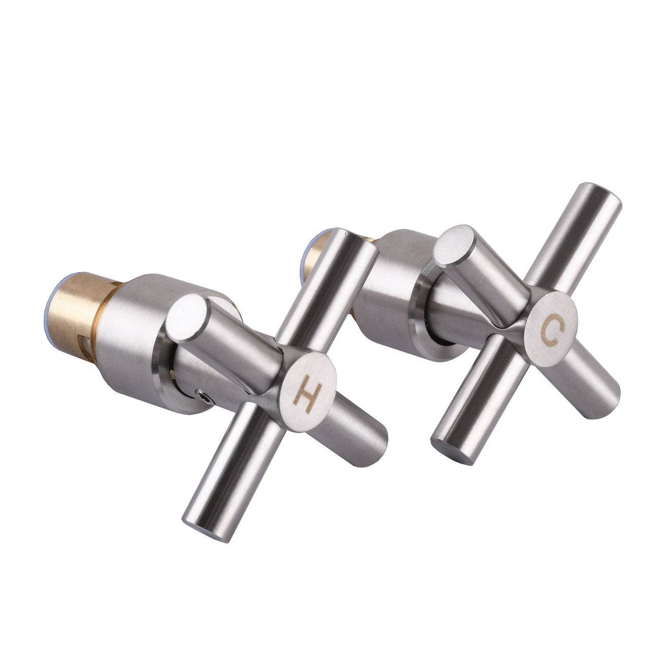 Рукоятка + Кран-букса Globus Lux DUKAT GBC-04SS-CER (2шт), фото 1