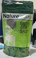 Морська сіль для ванн "Трава меліси і конопляна олія" 100г.Nature code