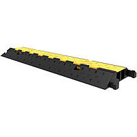 VEVOR Extreme Rubber Cable Protector Ramp 2 Channel Heavy Duty 66 000lb Грузоподъемность Кабельный шнур Крышка