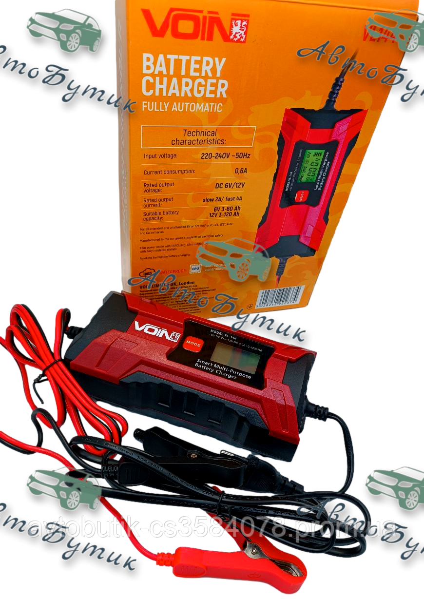 Зарядний пристрій ІМПУЛЬСНИЙ Voin VL-144, фото 1