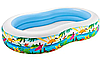 Дитячий басейн надувний, овальний, 2 борти, 262х160х46 см, 572 л, фото 4