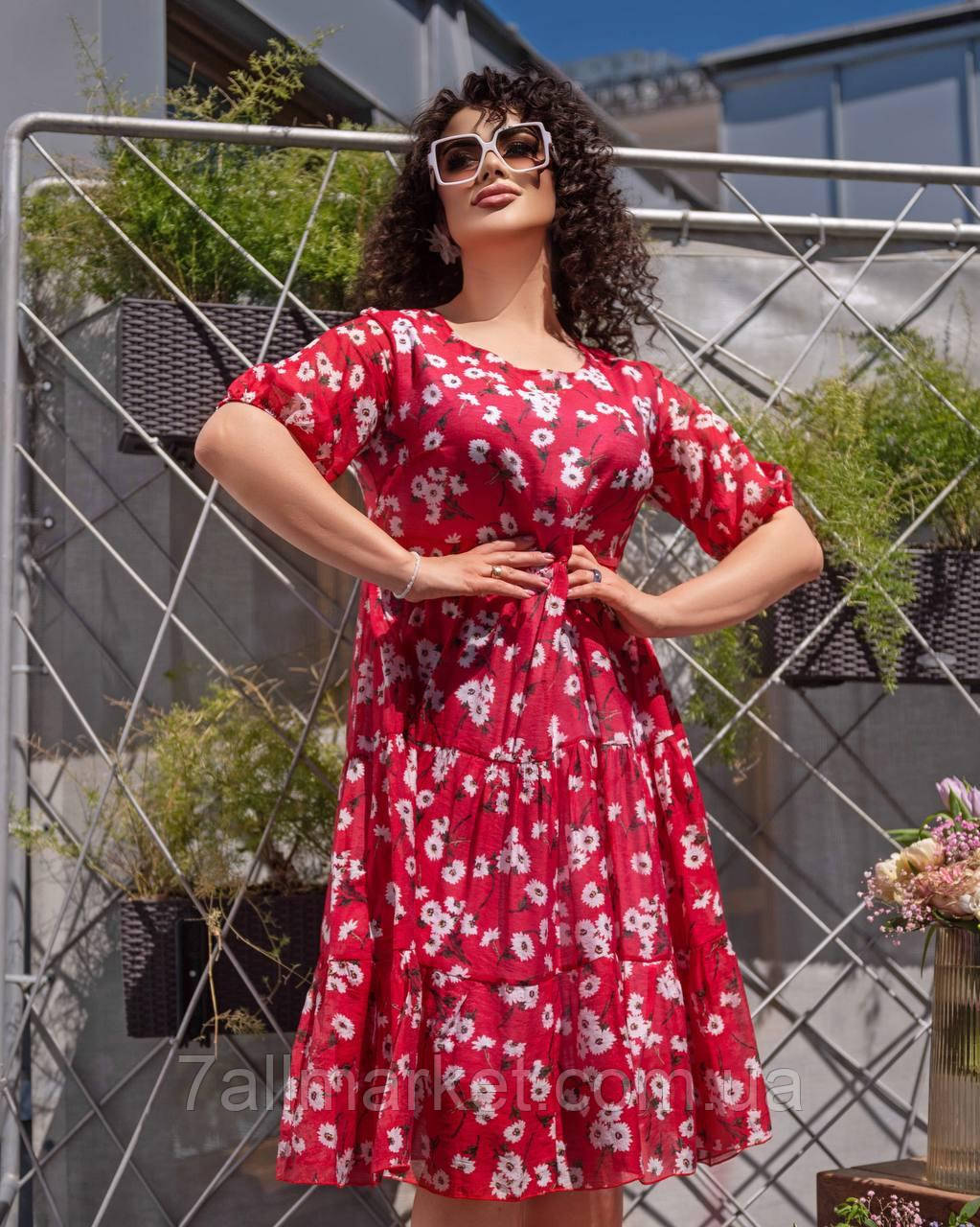 Плаття жіноче марлевка (52-58) (3кв) "BELLISIMO" недорого від прямого постачальника