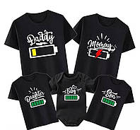 Круті футболки для Family Look! Чоловічий, жіночий, дитячий, дитячий боді. Чорні та білі