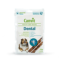 Лакомство Canvit Dental Snack для ухода за зубами собак 200г