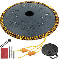 VEVOR Steel Tongue Drum Hang Drum Instrument 14 Tones Hang Drum Instrument 36см Перкуссионный инструмент Цвет