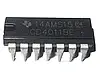 Микросхема CD4011BE логическая ИС, Quad 2-Input NAND Gate (=КР1561ЛА7), [PDIP-14], фото 3