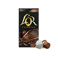 Кофе в капсулах Nespresso L'OR Espresso Chocolat 10 шт Неспрессо Льор