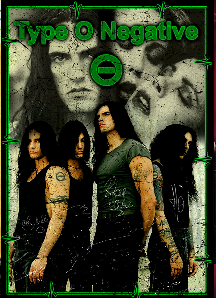 Type O Negative — рок-гурт з Брукліна — плакат