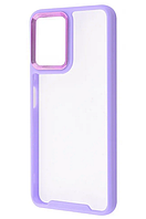 Чехол прозрачный WAVE Just Case для Xiaomi Redmi Note 12 4G (Purple)