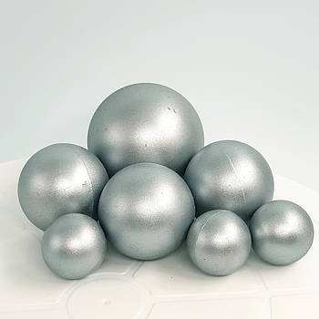 Шоколадні сфери Срібні — 7 шт.