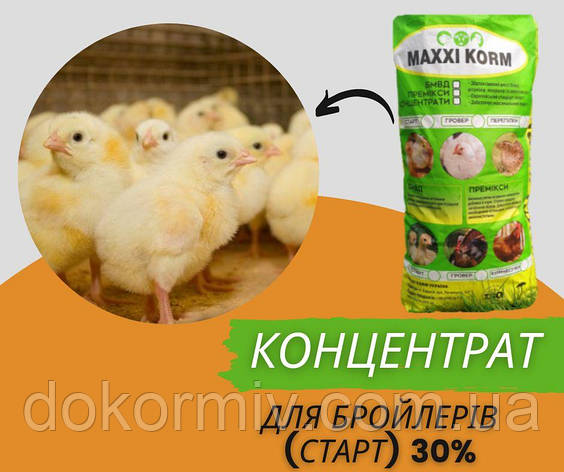 Концентрат для бройлерів старт 30%, фото 1