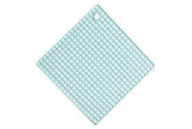 ARDESTO Підставка під гаряче Fresh, 17,5*17,5 см, блакитний, силікон