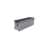 Комплект: лоток водовідвідний Super ЛВ-15.25.31 бетонний з чавунними ґратами, клас Е