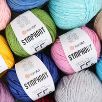 Огляд натуральної напівбавовняної пряжі Yarnart Symphony Новинка сезону 2023 року