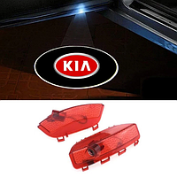 Проектор подсветка логотипа для дверей KIA (Киа) Красный лого Optima TF/K5 2010-2015