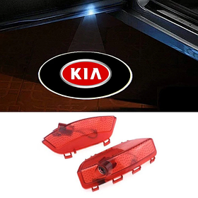 Проєктор підсвітка логотипу для дверей KIA (Кіа) Червоний лого Optima TF/K5 2010-2015