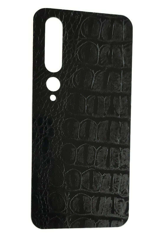 Захисна плівка наліпка на кришку телефону для Xiaomi Mi 10 / Mi 10 Pro Crocodile black