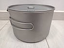 Казанок титановий для походу туризму та кемпінгу каструля з титану Lixada Titanium POT-2800, фото 11