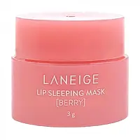 Маска для губ Laneige Lip Sleeping Mask berry интенсивно регенерирующая с ароматом ягод, 3 мл