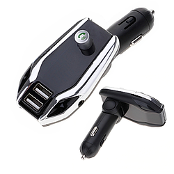 Трансмітер FM 2 х USB + AUX + MicroSD, MOD X8 PLUS BT / Модулятор ФМ Bluetooth / Автомобільний модулятор