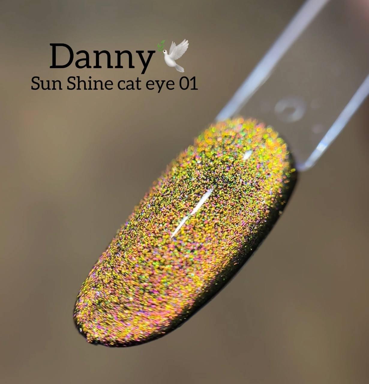 Гель-лак DANNY SUNSHINE CAT EYE №01 12 ml, фото 1