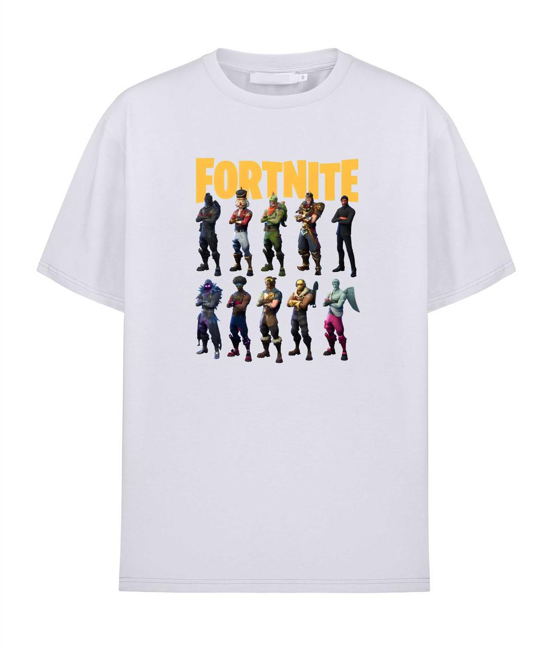 Футболка дитяча Fortnite Фортнайт №1 Біла Розмір 116, фото 1