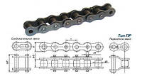 Цепь приводная роликовая однорядная и многорядная (тип ПР по ГОСТ ДСТУ ГОСТ 13568:2006)