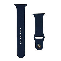 Силіконовий ремінець Apple Watch 42/44/45/49 mm Midnight Blue