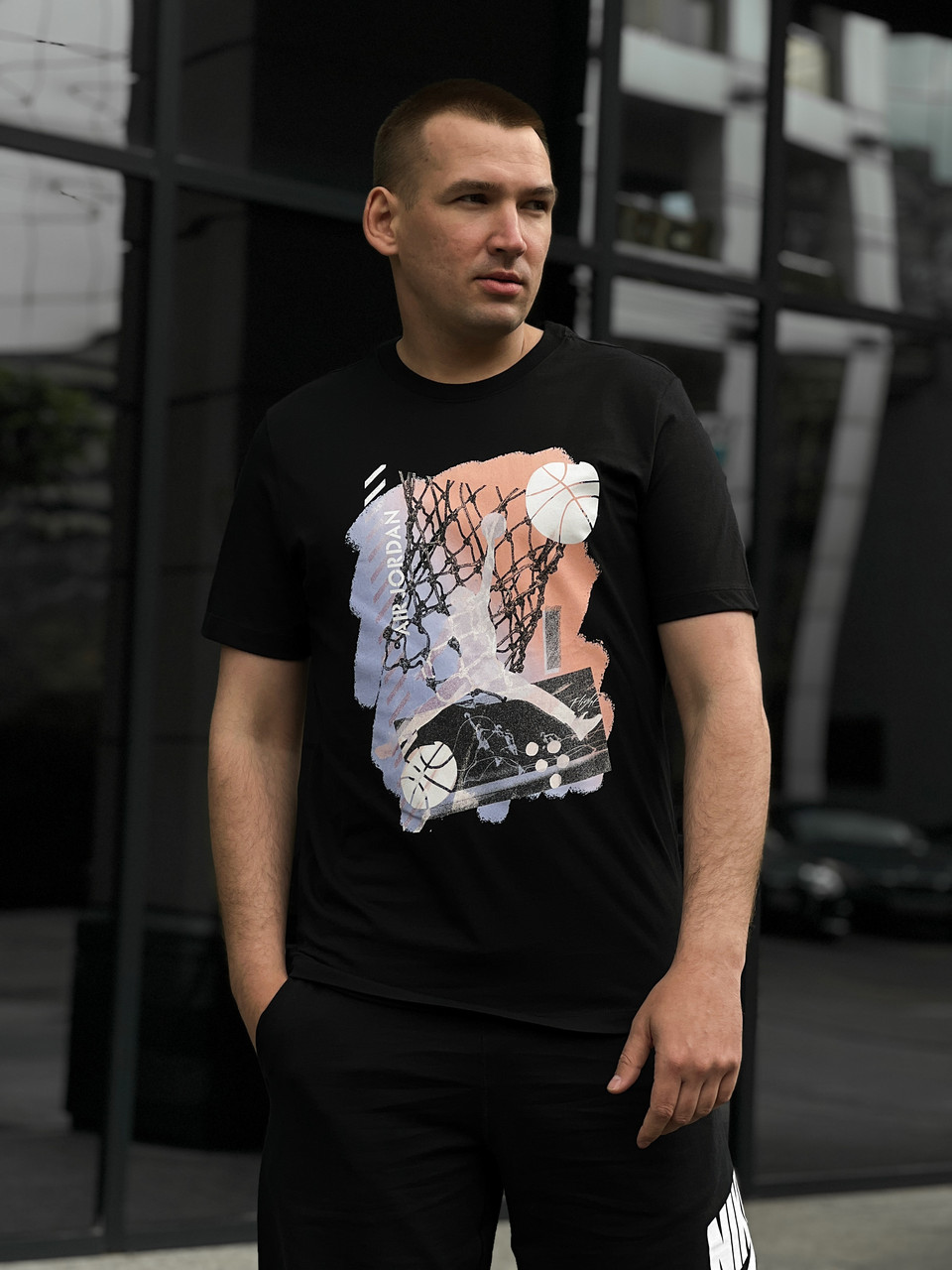 Футболка чоловіча Air Jordan Brand Graphic Crew Tee / DM1422-010 (Розміри:S,L)