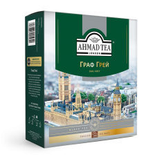 Чай чорний пакетований Ахмад (Ahmad Tea Earl Grey) Граф Грей 100*2г.