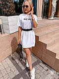 Жіноче плаття-футболка з принтом NEW, фото 6