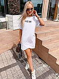Жіноче плаття-футболка з принтом NEW, фото 8