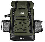 Neo Tools Рюкзак, 30л, термопластичний поліуретан 600D, водонепроникний, 63х32х18см, камуфляж, фото 4