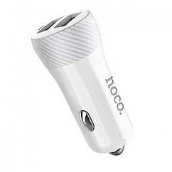 АЗУ « Hoco - Z21 Ascender » (2 USB) (3.4A) — White