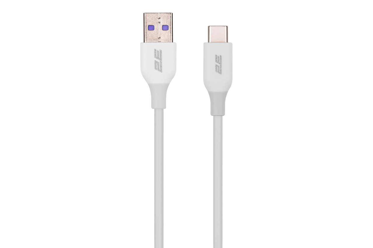 2E Кабель USB-A — USB-C Glow 1 m White