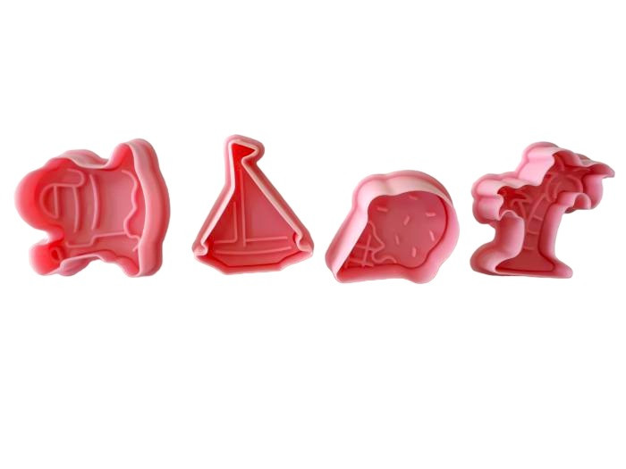 Набори кондитерських плунжерів для мастики та печива пластиковий Пальма 2 штуки