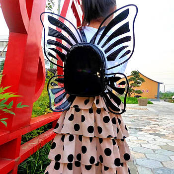 Рюкзак дитячий із крильцями метелики (3 кольори на вибір, 20*15 см, 1 відділення) 16-49