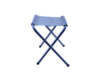 Тканинний стілець з лозинами складаний Stool Tubretka for Folding Table (сірий колір)