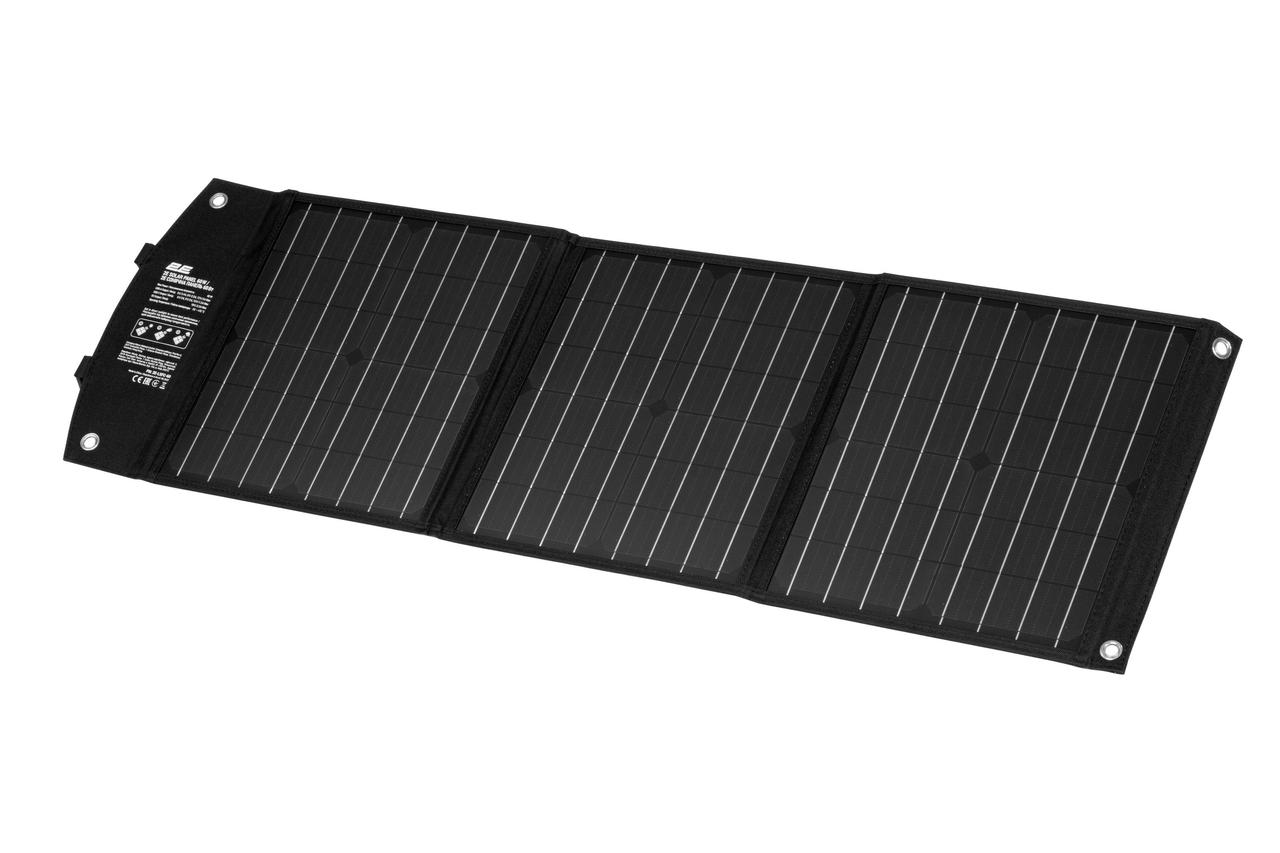 2E Портативна сонячна панель, 60 Вт зарядний пристрій, DC, USB-С PD18W, USB-A 24W