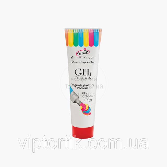 Гелевий водорозчинний барвник Dr.Gusto — Червоний — 100 г, фото 1