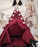 Намет дитячий Вігвам для дітей курінь для ігор БОН БОН Пірати Карибського моря, Капелюх Пірата Повний комплект, фото 7