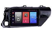 Магнитола Toyota Hilux на Android. Экран 10 дюймов